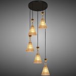 Подвесная люстра Reluce 02005-0.9-05  AMBER