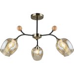 Люстра на штанге Reluce 02009-0.3-03 AB+BK