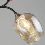 Люстра на штанге Reluce 02009-0.3-03 AB+BK