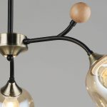 Люстра на штанге Reluce 02009-0.3-03 AB+BK