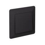 Рамка 1-ая Systeme Electric AtlasDesign Air Карбон/дымчатый черный ATN221001