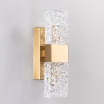 Настенный светильник DeLight Collection Wall lamp 88068W gold/clear