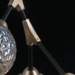 Люстра на штанге Illumico IL0263-3PSQ-79 BK AB