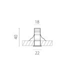 Встраиваемый светильник Lightstar Mobi 032017