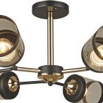 Люстра на штанге Reluce 03592-0.3-6 FGD+BK