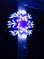 Подвесной светодиодный светильник «Снежинка » (UL-00001403) Uniel ULD-H4040-048/DTA MULTI IP20 SNOWFLAKE