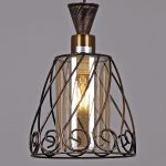 Подвесной светильник Reluce 03609-0.4-01 BK+GD