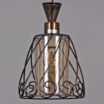 Подвесной светильник Reluce 03609-0.4-03 BK+GD