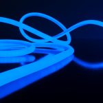 Светодиодный гибкий неон Elektrostandard 220V 9,6W 144Led 2835 IP67 круглый синий, 50 м 4690389134722