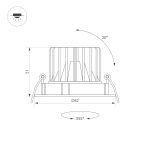 Встраиваемый светильник Arlight MS-Forecast-Built-Turn-R82-8W Day4000 037186