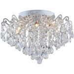 Потолочная люстра Reluce 04033-0.3-07 WH+SILVER PN