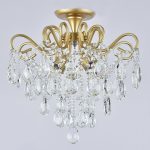 Потолочная люстра Reluce 04066-0.3-04 MATT GOLD+CR