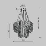 Подвесная люстра Modelux ML.6621.28 BS
