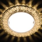 Встраиваемый светодиодный светильник Ambrella Light GX53 LED G315 CL/CLD