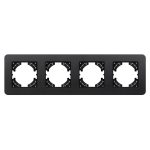 Рамка на 4 поста алюминиевая Arlight FRM-AKIRY-SFAL-4-BK 049744