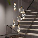 Подвесной светильник Delight Collection Colvin MT9176-6H titanium gold