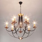 Подвесная люстра Eurosvet 60098/9 черный