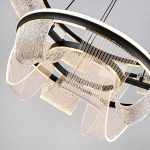 Подвесная люстра LED4U L7706-800-460 BK