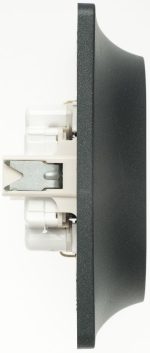 Розетка 2-ая с/з со шторками, 16А (в сборе) Systeme Electric Glossa Антрацит GSL000726