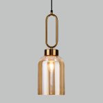 Подвесной светильник Eurosvet Flou 50229/1 янтарный