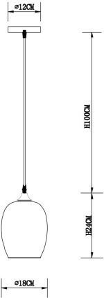 Подвесной светильник Arte Lamp Propus A4344SP-1CC