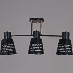 Потолочная люстра Reluce 06074-3.3-03 BK+FG