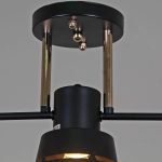 Потолочная люстра Reluce 06074-3.3-03 BK+FG