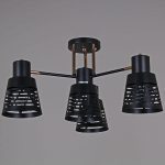 Потолочная люстра Reluce 06074-3.3-04 BK+FG