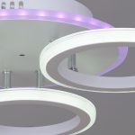 Потолочная люстра Reluce 06319-3.3-03 WH+CR (RGB)