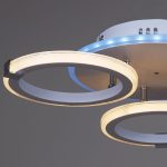 Потолочная люстра Reluce 06319-3.3-03 WH+CR (RGB)