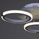 Потолочная люстра Reluce 06319-3.3-03 WH+CR (RGB)