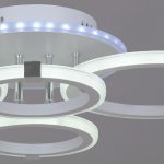 Потолочная люстра Reluce 06319-3.3-04 WH+CR (RGB)