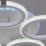Потолочная люстра Reluce 06319-3.3-05 WH+CR (RGB)