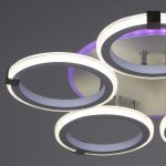 Потолочная люстра Reluce 06319-3.3-05 WH+CR (RGB)