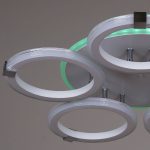 Потолочная люстра Reluce 06319-3.3-05 WH+CR (RGB)