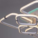 Потолочная люстра Reluce 06321-3.3-4+4A WH+CR (RGB)