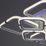 Потолочная люстра Reluce 06321-3.3-4+4A WH+CR (RGB)