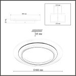 Потолочный светильник Sonex Sunny 7732/80L