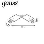 Коннектор гибкий Gauss TR141