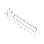 Трековый однофазный светильник Hesby Lighting Skylite HSBL_0021