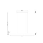 Подвесной светодиодный светильник Lucia Tucci Aero 206.30 Bianco Led