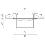 Встраиваемый светильник MR16 Lightstar Maturo GU10 072006
