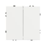 Механизм выключателя двухклавишный проходной Arlight SWT-NOBE-MKP2-SFPL-WH (230V, 10A) 054242