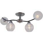 Потолочная люстра Reluce 07624-0.3-04 CR+BK