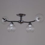 Потолочная люстра Reluce 07624-0.3-04 CR+BK