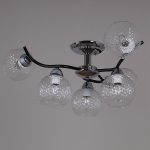 Потолочная люстра Reluce 07624-0.3-06 CR+BK