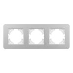 Рамка на 3 поста алюминиевая Arlight FRM-AKIRY-SFAL-3-SR 049740