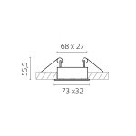 Встраиваемый светильник Lightstar Guarda 080146