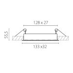 Встраиваемый светильник Lightstar Guarda 080246