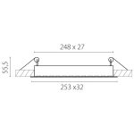 Встраиваемый светильник Lightstar Guarda 080346
